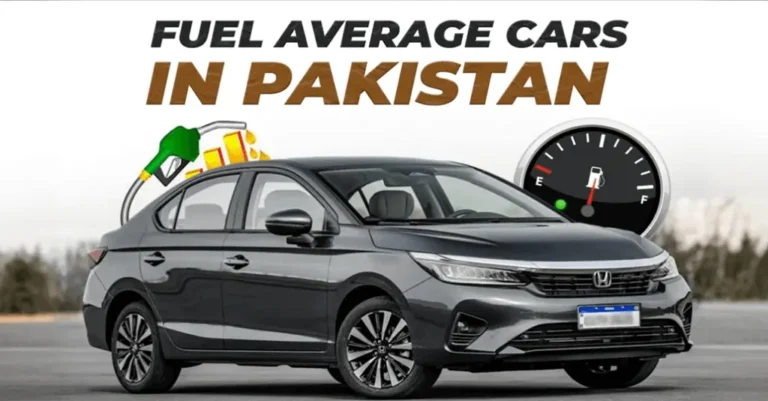 Best fuel average cars in pakistan