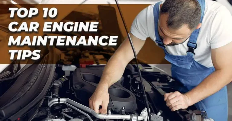 Car engine maintenance tips