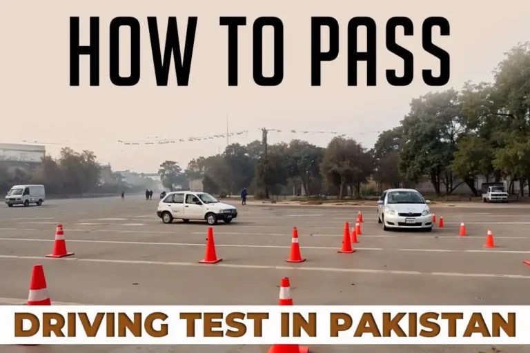 How to pass driving test in pakistan