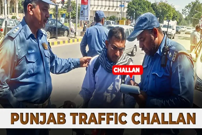 Punjab traffic challan