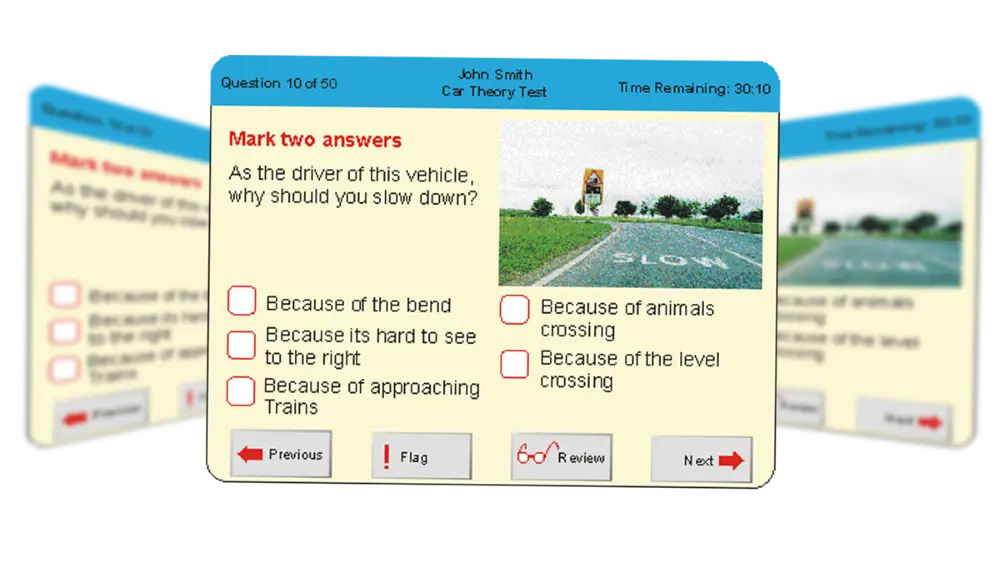 Theory driving test