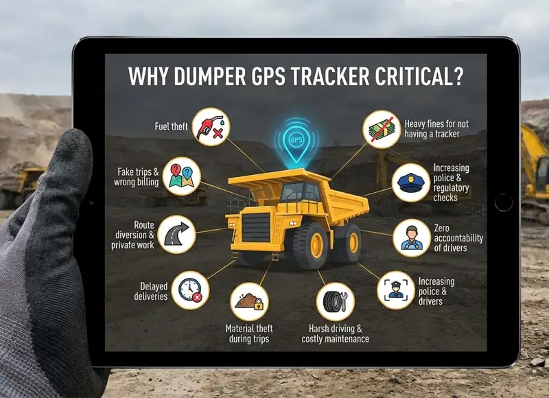Why Dumper GPS Tracker Critical