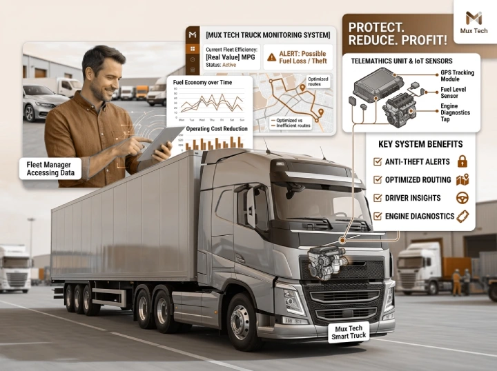 GPS Tracker for Truck systems in Pakistan