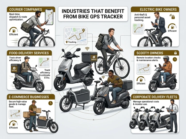 Industries That Benefit From Bike GPS Tracker