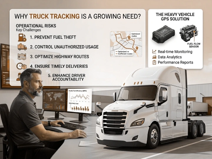 Live truck tracking system in Pakistan