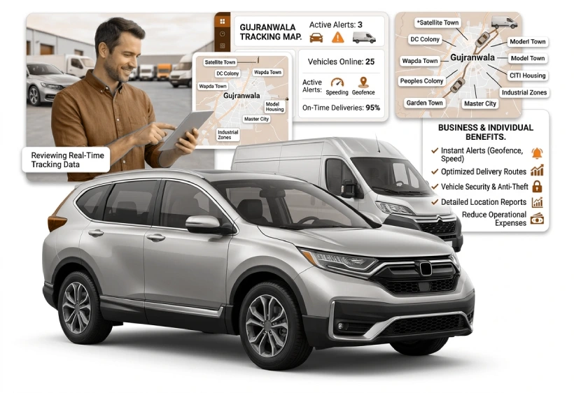 Smart-Vehicle-Tracking-System-for-Businesses-Individuals