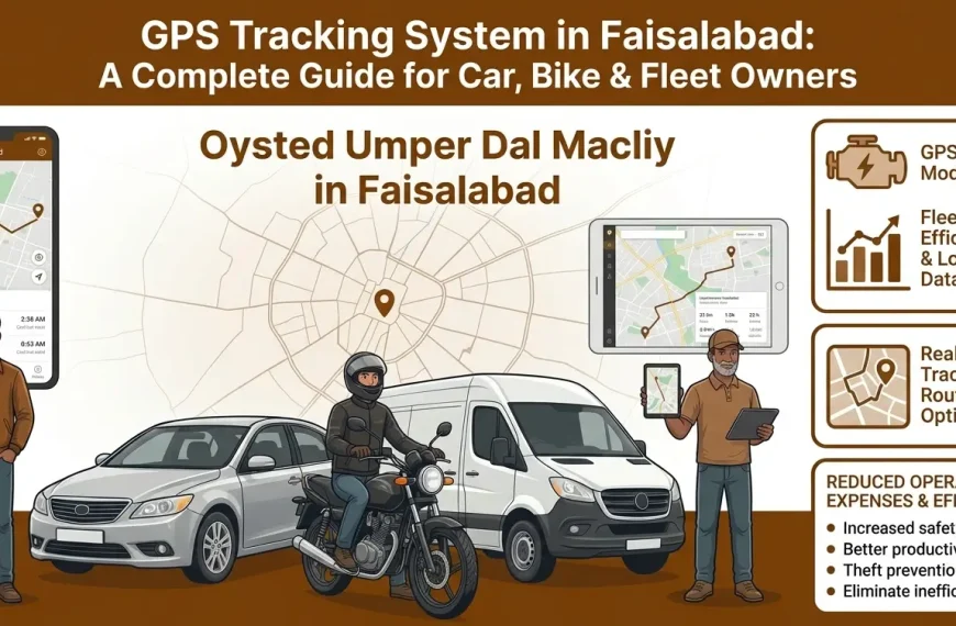 GPS Tracking System in Faisalabad: A Complete Guide for Car, Bike & Fleet Owners 