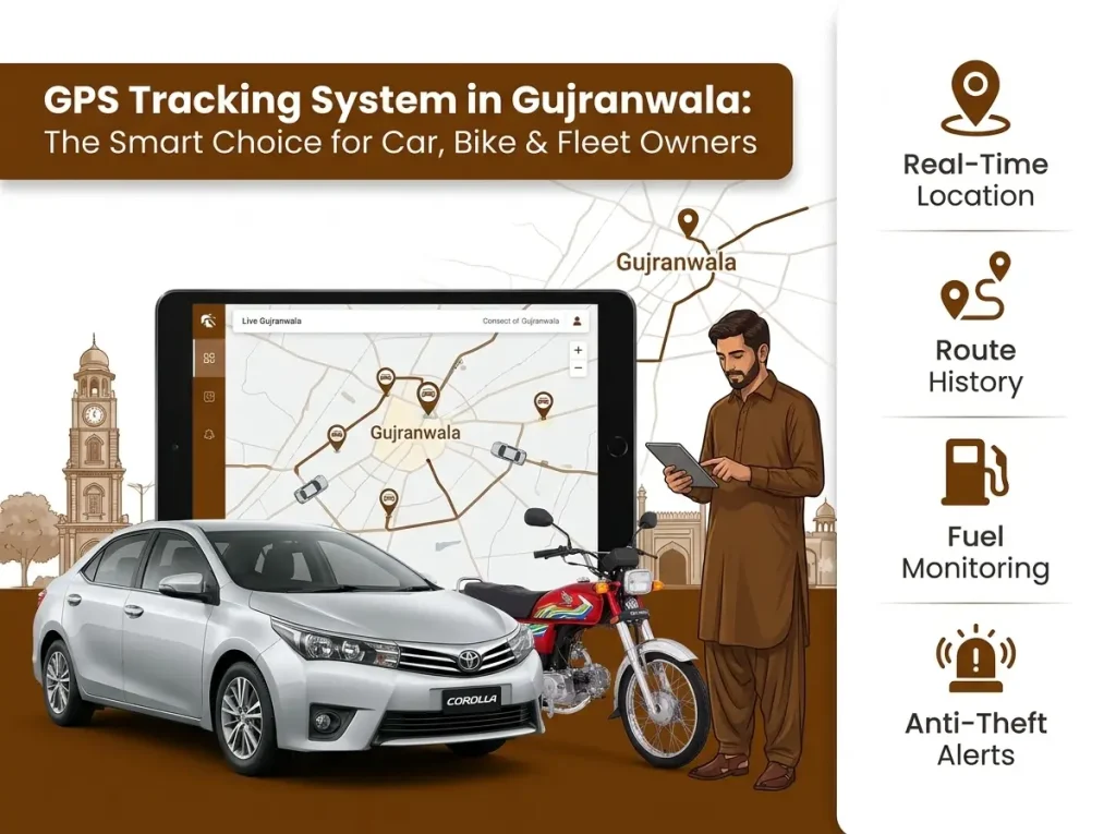 GPS Tracking System in Gujranwala