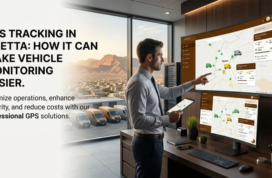GPS Tracking in Quetta: How It Can Make Vehicle Monitoring Easier
