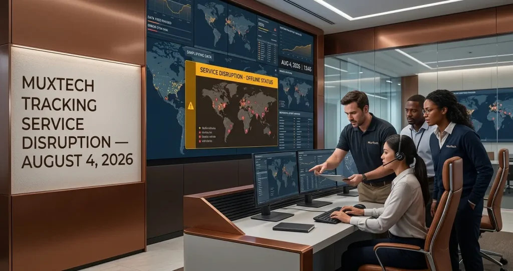 MuxTech Tracking Service Disruption — August 4, 2026