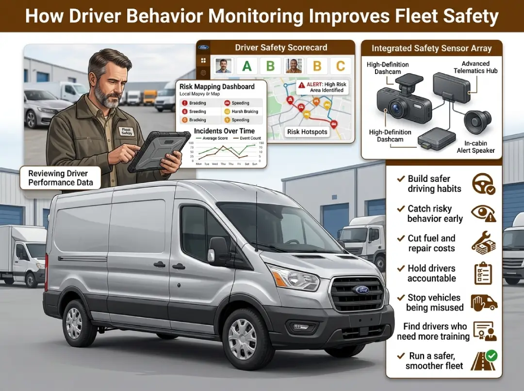 How Driver Behavior Monitoring Improves Fleet Safety